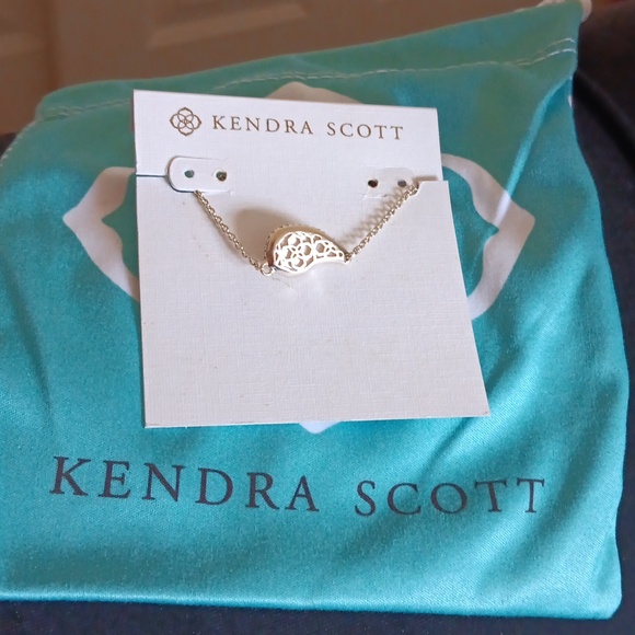 Kendra Scott Tansy Pendant Necklace Yellow Gold Plated Ivory Mother-of-Pearl💛 - Picture 6 of 11